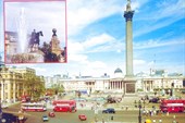 001-Трафальгарская площадь, колонна Нельсона и памятник Чарльзу